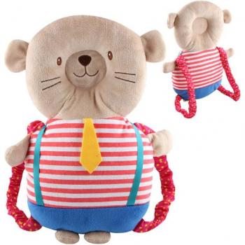 Mochila para bebés con protección para la cabeza