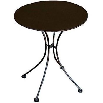 Table ronde de jardin en fer forgé