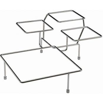 Float 4‑Bowl Chrome Stand – APS GF079