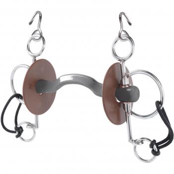 Pelham Paso de Lengua Duro 140 mm Beris Konnex Caballo Corto