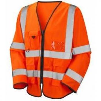 Beeswift Executive Sleeved Vest Orange Medium