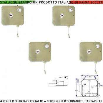 Securvera Carrucola Ottone – Contatto Antifurto a Cordino