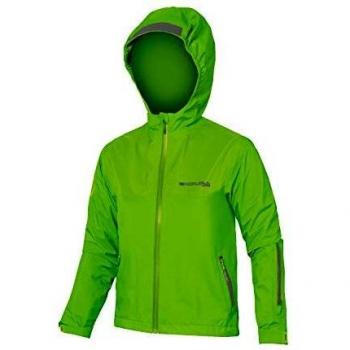 Endura Giacca Bambino MT500JR, Impermeabile, Verde Fosforescente, Taglia 7-8 Anni