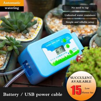 Controlador de Riego por Goteo con Temporizador Electrónico