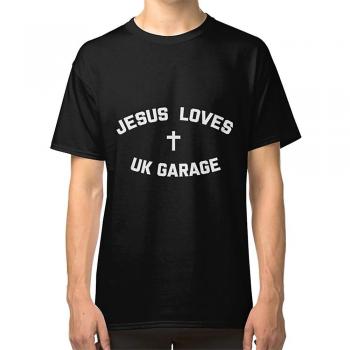 Camiseta Black M – “RockShark Jesús Amante” UK Garage