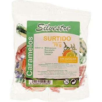 Surtido Caramelos sin azúcar Silvestre 70 g