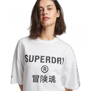 T‑shirt Superdry Core Logo pour femmes, style sportif