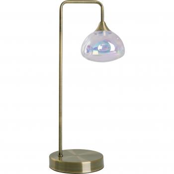 NÄVE Varna Metall‑Glas Tischleuchte 45 cm H