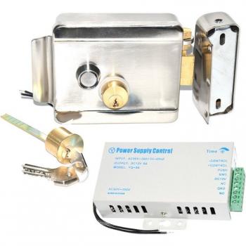 12V 5A Powered Electronic Door Lock for Wired Security Intercom System