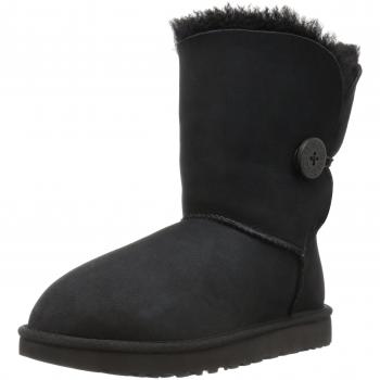 UGG Bailey Button II Classic Boot, Black, 6