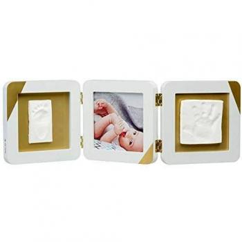 Portafoto per impronte neonato con calco mani e piedi in kit completo