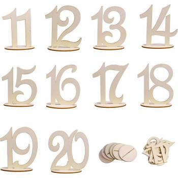 Numéros de Table MDF 11‑20