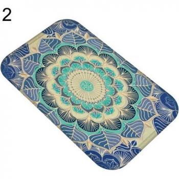 Alfombrilla de baño absorbente, diseño flor de sandía, 40x60cm
