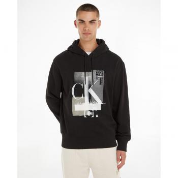Calvin Klein Jeans Sweatshirt CONNECTED LAYER LANDSCAPE HOODIE