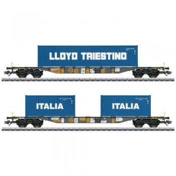 Märklin H0 Vagoni porta container Sgns 19 InRail 47460