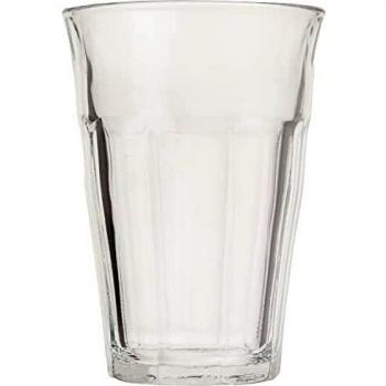 Duralex Made In France Picardie Clear Tumbler, Set of 6, 4-5/8 Assorted Sizes