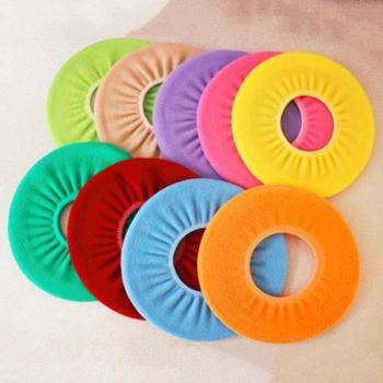Washable O-Shape Toilet Seat Cover with Handle, Soft Winter Mat Pad
