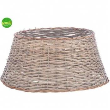 Porta Base Nevìn 40 cm – Legno di Salice, Tinta Marrone