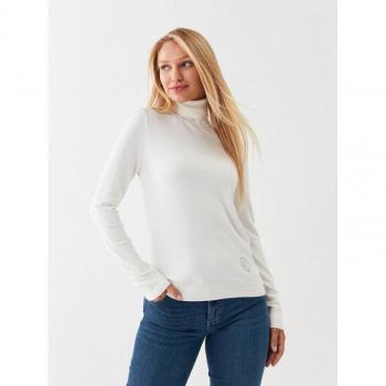 Liu Jo White Turtleneck Sweater for Women XS