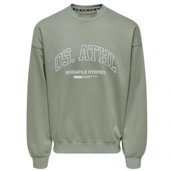 Sudadera Only & Sons 'Alta' en Color Gris Verdoso