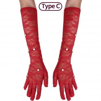 Gants satinés pour femmes et filles avec protection solaire