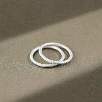 1.8mm Minimalist Gold Engagement Ring in 925 Sterling Silver