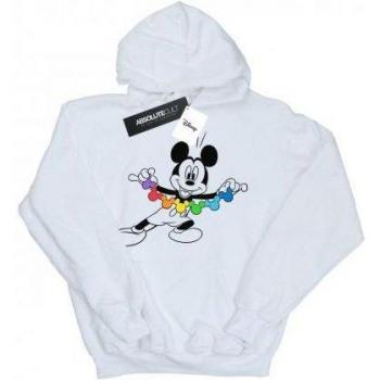 Disney Mickey Light‑Sparkle Chain Hoodie, Size Small