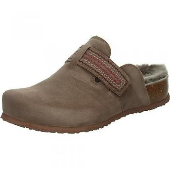 Think! Damen Hausschuh Veloursleder Braun 38