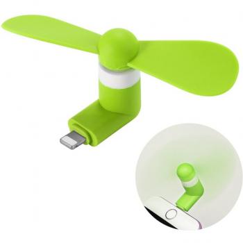 Ventilador portátil silencioso para smartphones