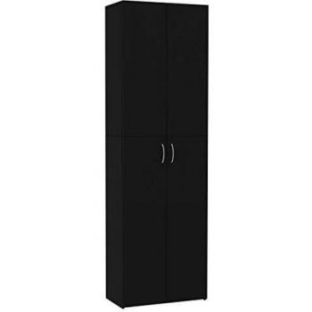 Vidaxl Office Storage Cabinet Black 60x32x190 cm Engineered Wood