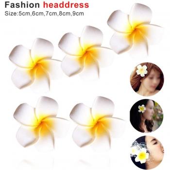 10pcs Artificial Plumeria Flowers for Party Supplies