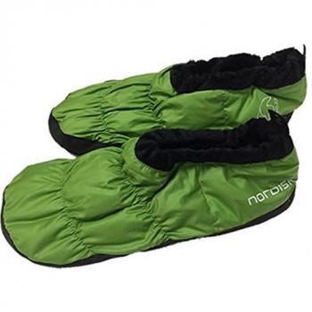 Nordisk Daunenschuhe Puschen Hausschuhe grün