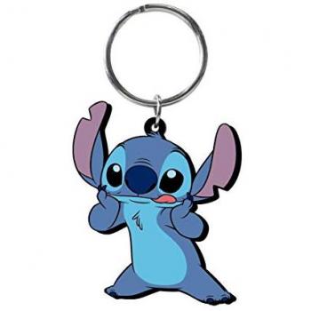 Porte-clés en PVC souple Stitch de Disney