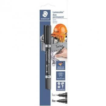 STAEDTLER Universalstift Lumocolor® Duo Permanent Heimwerker mit zwei Rundspitzen