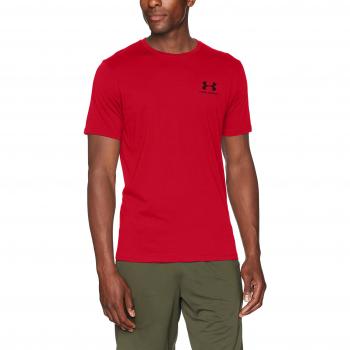 Under Armour Men's Sportstyle Left Chest Red T-Shirt