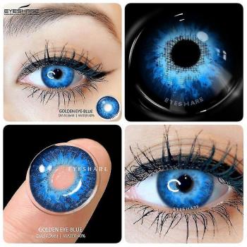 Lentilles 2 pcs Halloween « Bleu Mystique »