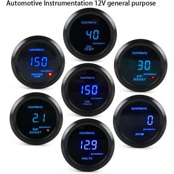 Medidor de Revoluciones con Luz Azul 12V