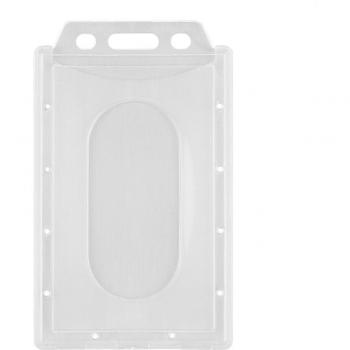 Boîte à Badges en Plastique Transparent