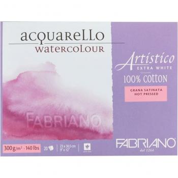 Fabriano Artistico Extra White Watercolor Paper Block