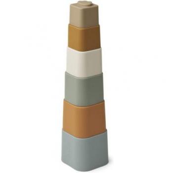 Tour de gobelets empilables Zuzu Almond multi mix