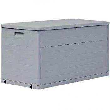 Cassa da Giardino 420 L Grigio Chiaro