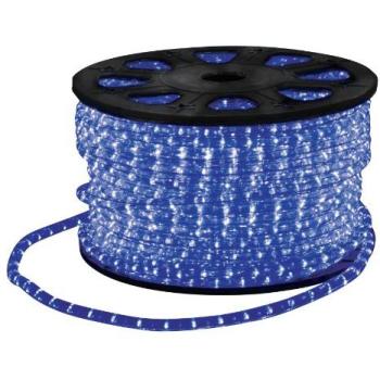 Static LED Rope Light Kit – 90m Blue with Complete Wiring Accessories