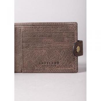 Chocolate Brown Hutton Leather Bi-Fold Wallet