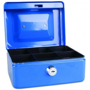 Portadinerio Donau 152×80×115 mm in Metallo Blu