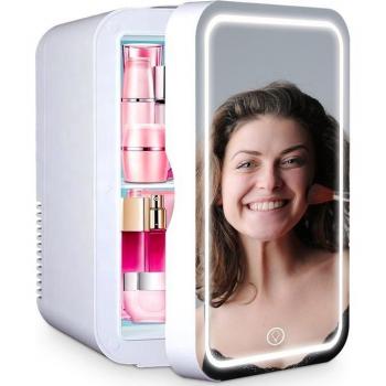 Mini-réfrigérateur avec miroir et éclairage