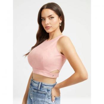 Guess 4G Faux Suede Graphic Top