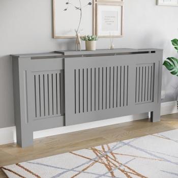 Cache‑Radiateur Chelsea 140-204 x 205 x 82 cm – Finition Gris Olive