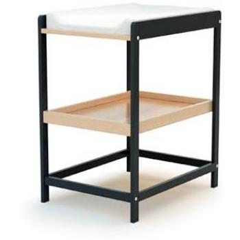 Table à langer Confort AT4 Graphite et Hêtre Verni 73x90x54cm