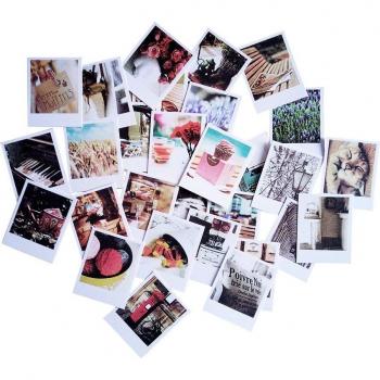 Tarjetas postales decorativas vintage, 60 sobres y 60 pegatinas