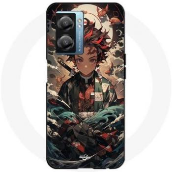 Tanjiro Demon Slayer Case – Maniacase Schutzhülle für Oppo A77 5G, Anime Manga